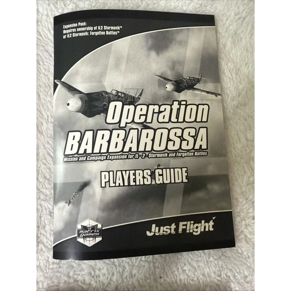 Operation Barbarossa & IL Sturmovik & Forgotten Battle PC CD ROM Complete CIB X3